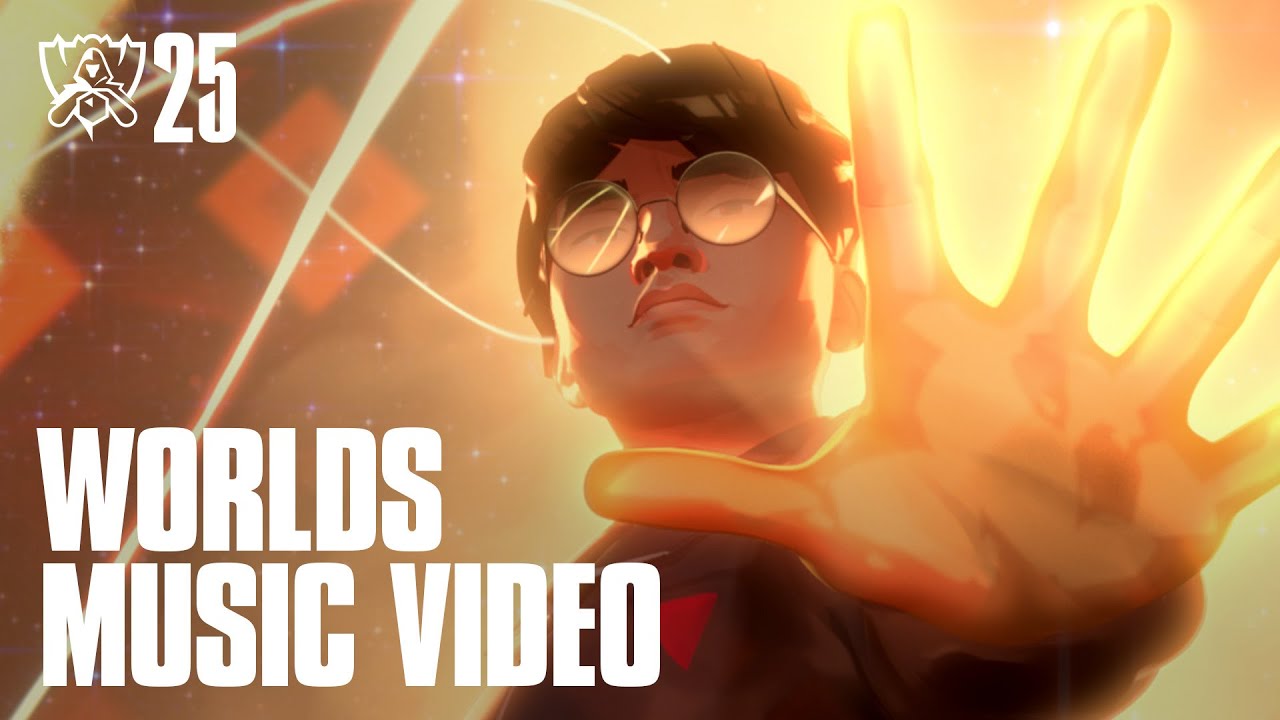 Still from the Worlds Music Video VFX sequence